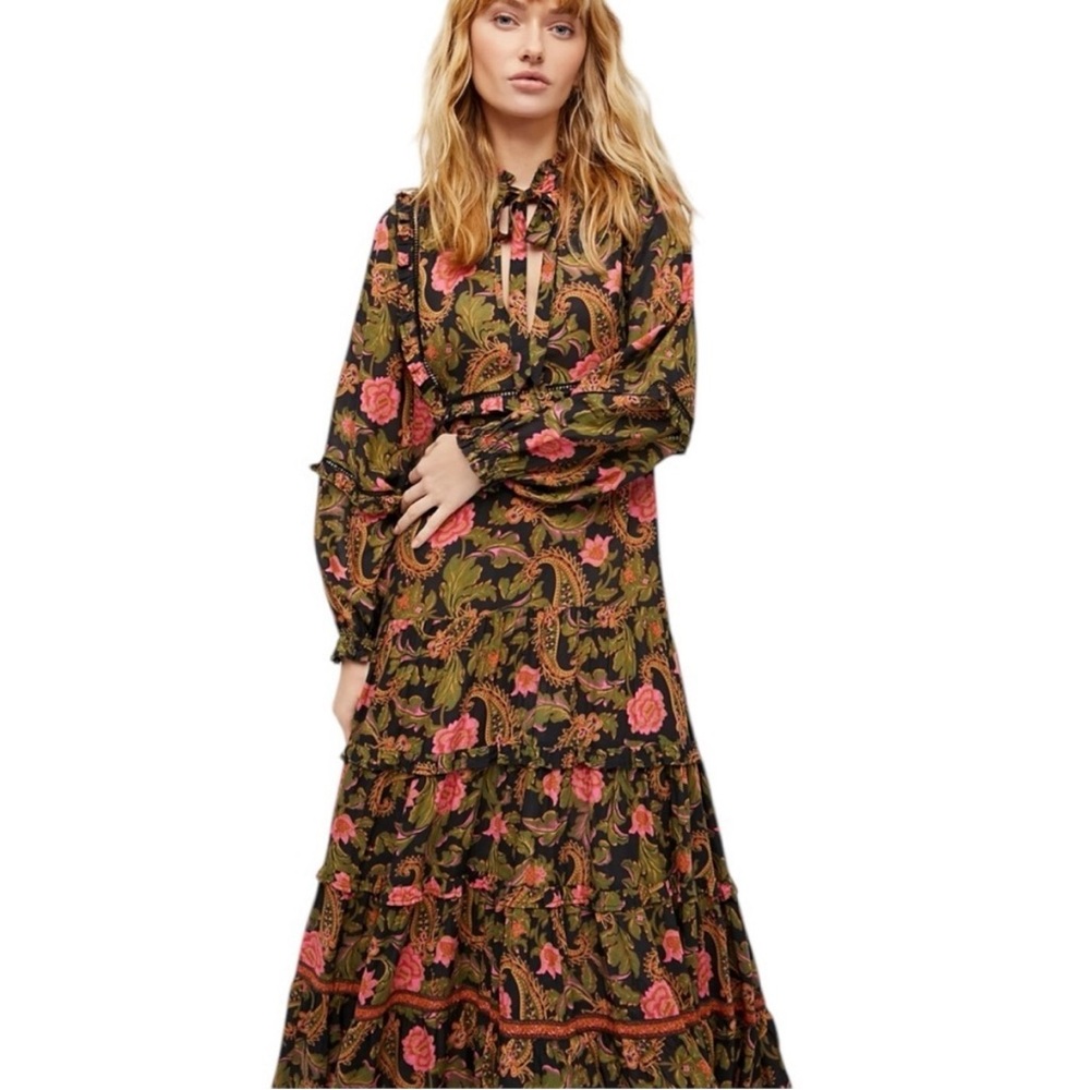 Spell Etienne Maxi Dress in Noir